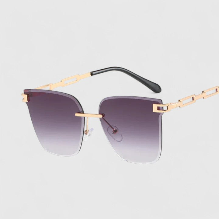 Cat Eye Sunglasses with Gradient Lenses - Lightweight Frame