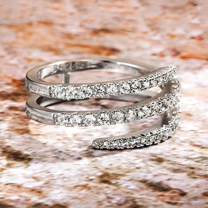 White Gold Ring - Timeless Italian Designer Jewelry