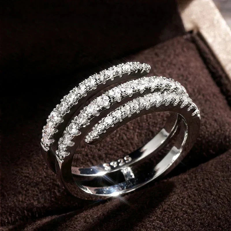 White Gold Ring - Timeless Italian Designer Jewelry