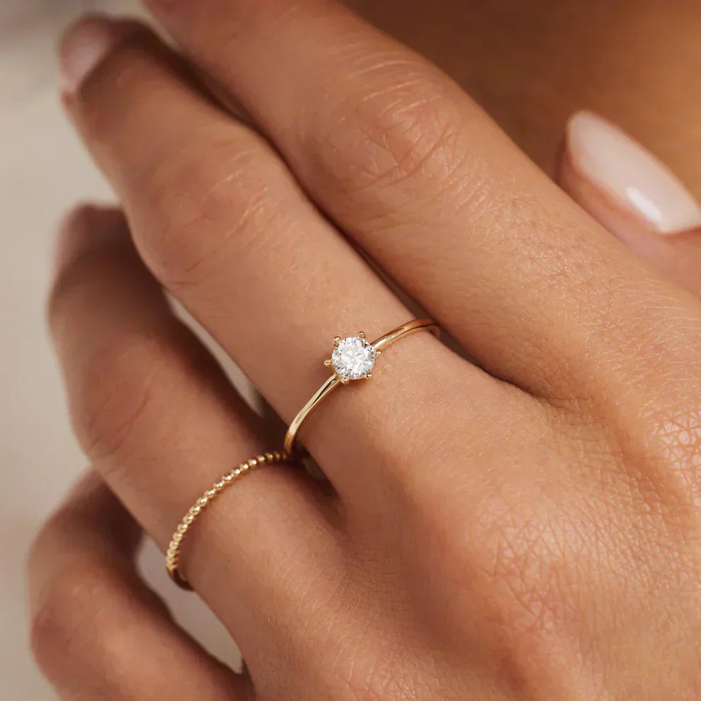 Gold Statement Ring | Elegant Cocktail Ring for Women