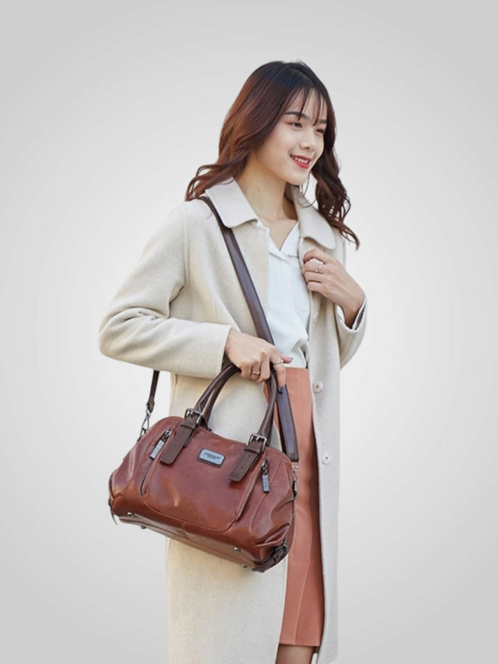 Everyday Leather Handbag for Women | Classic Shoulder Bag