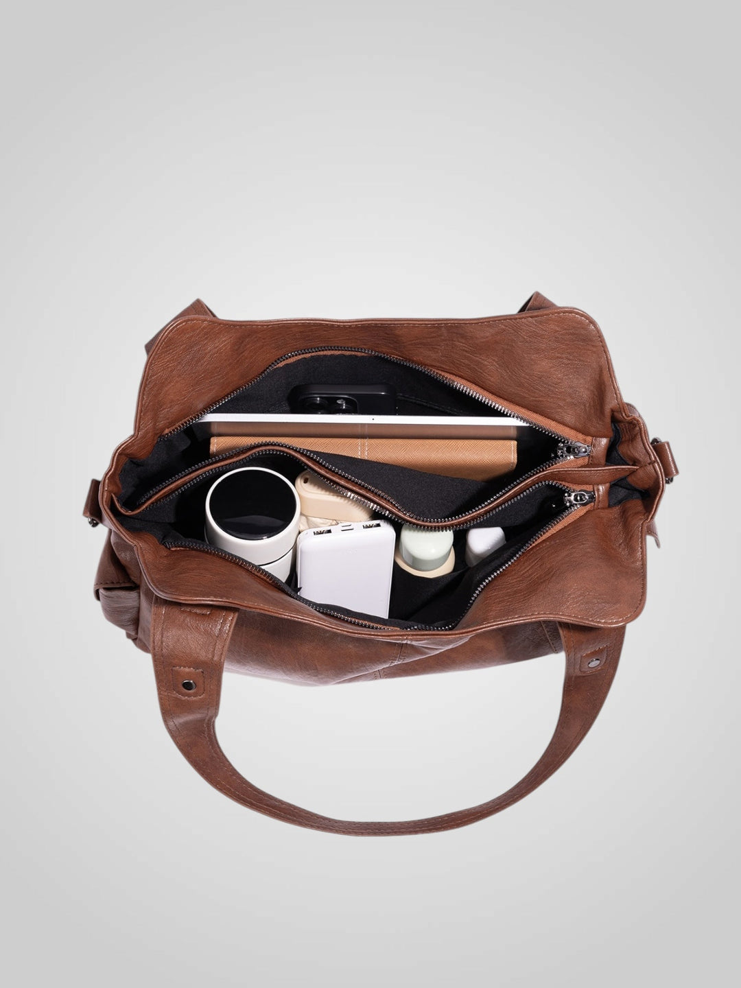 Lightweight Crossbody Bag with Multiple Pockets for Everyday