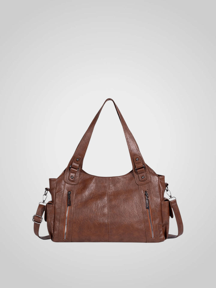 Lightweight Crossbody Bag with Multiple Pockets for Everyday