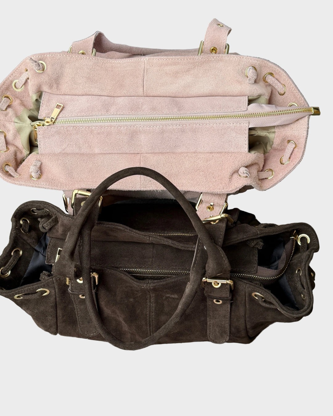 Espresso Brown Leather Tote Bag for Work and Laptop