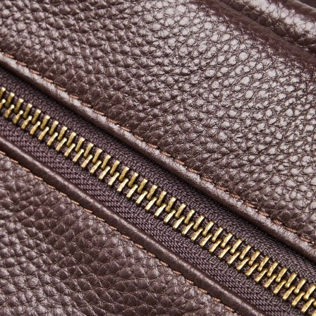 Soft Leather Tote Bag - Minimalist Everyday Shoulder Bag