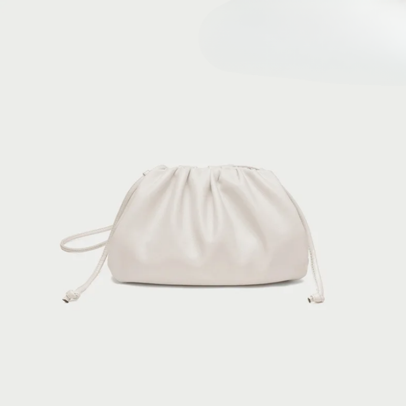 Hobo Shoulder Bag in Soft Vegan Leather - Convertible Crossbody