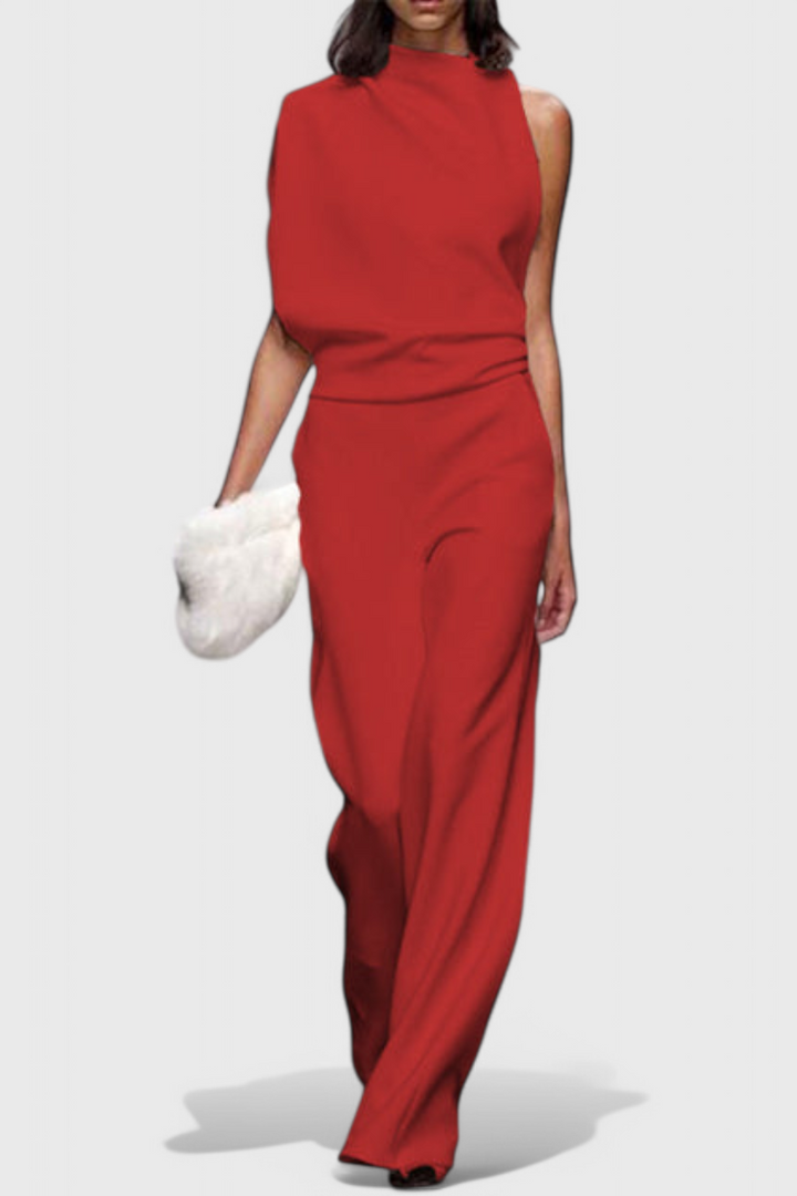 Wide Leg Jumpsuit for Women - Flattering Fluid Silhouette