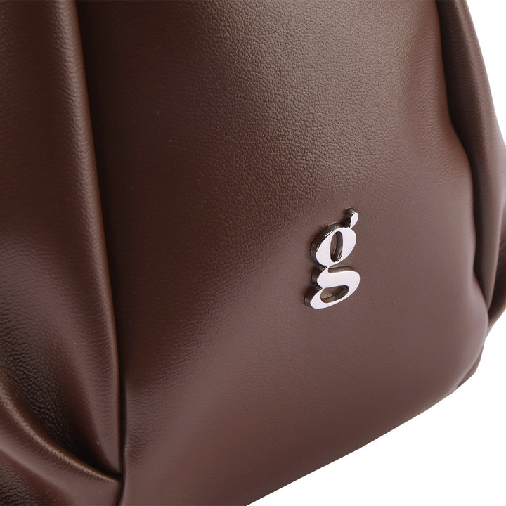 Croissant Leather Sling Bag - Crossbody Handbag for Women