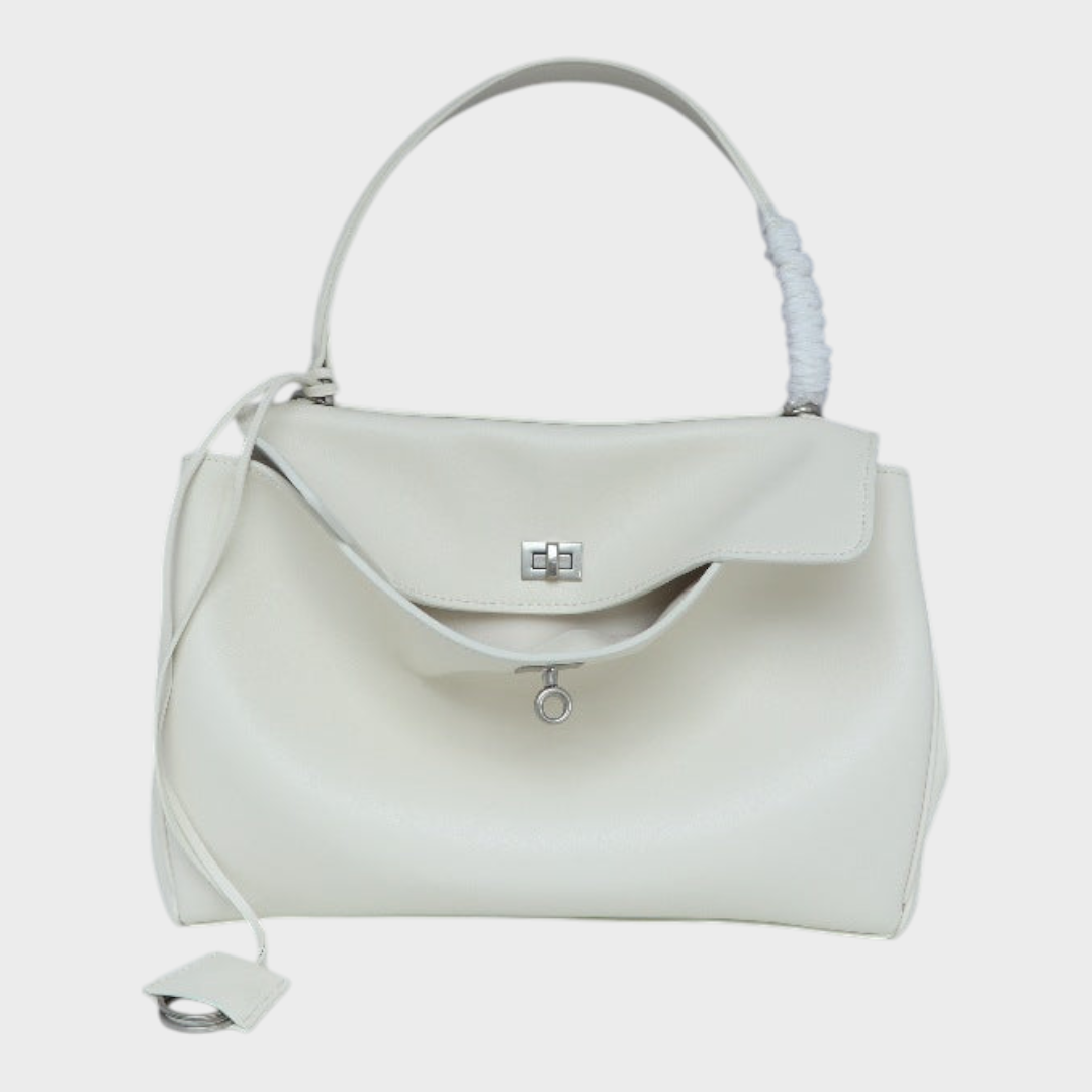 Leather Handbag Women - Minimalist Soft Genuine Leather Shoulder Bag