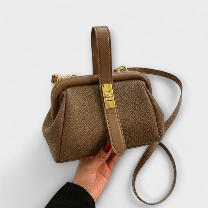 Retro Handbag for Women - Classic Structured Tote Bag