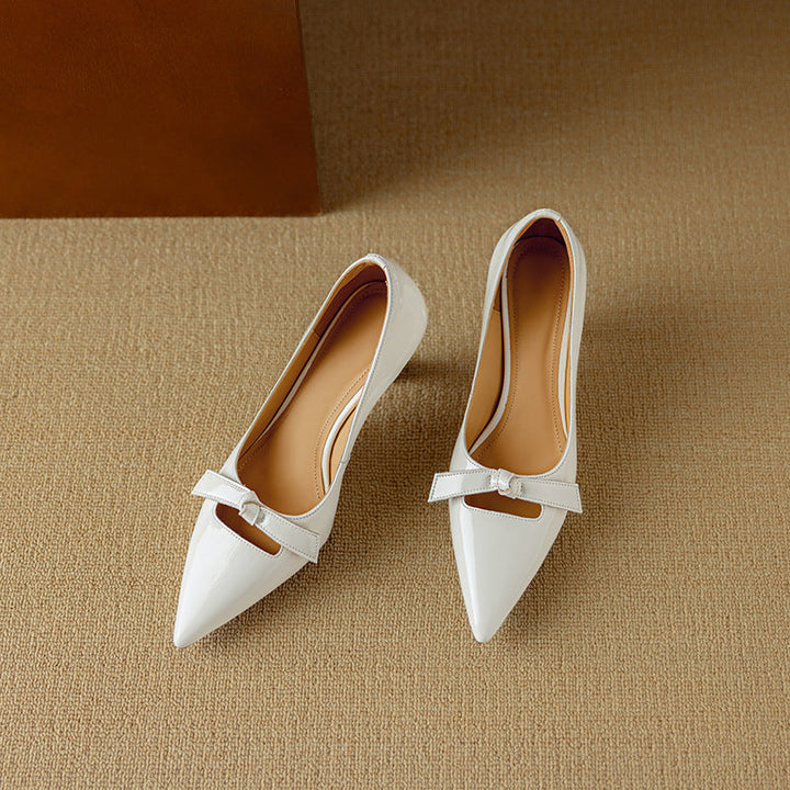 Leather Mary Jane Pumps for Women | Classic Strap Heels