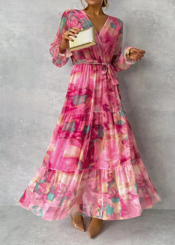 Floral Wrap Dress for Women | Summer Dress with Flattering Fit