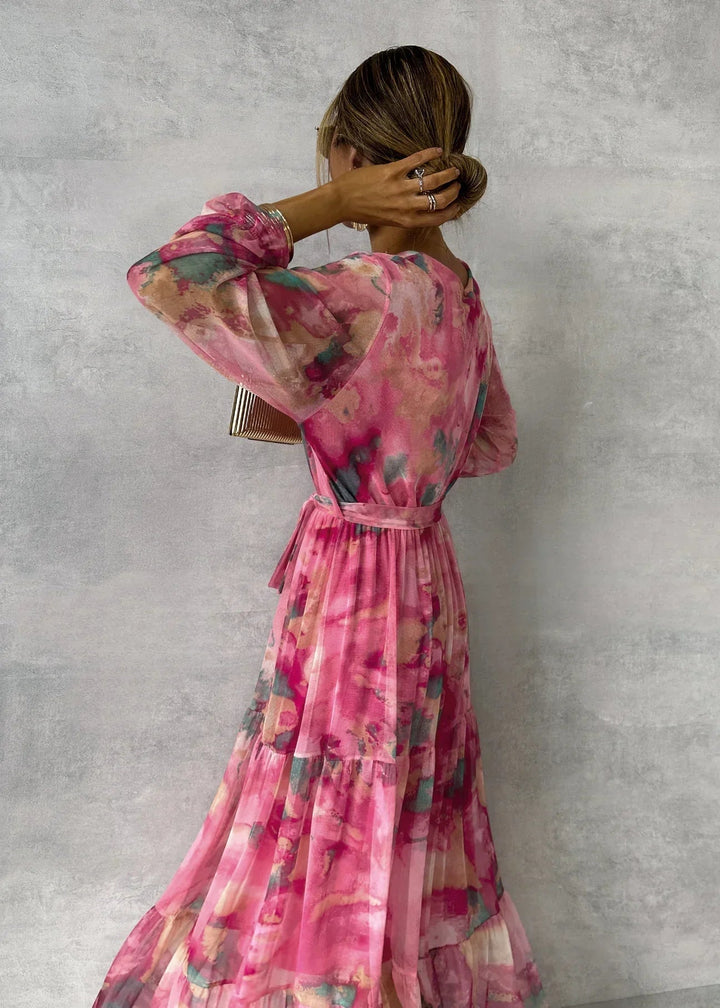 Floral Wrap Dress for Women | Summer Dress with Flattering Fit
