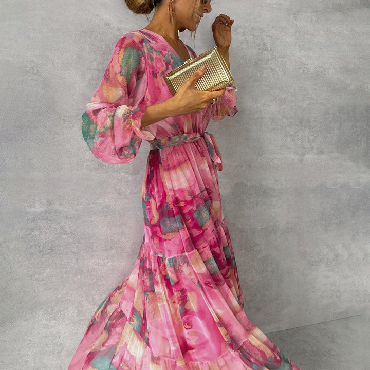 Floral Wrap Dress for Women | Summer Dress with Flattering Fit