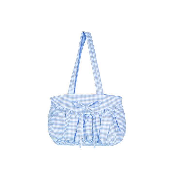 Mini Tote Bag with Reversible Design and Multiple Pockets
