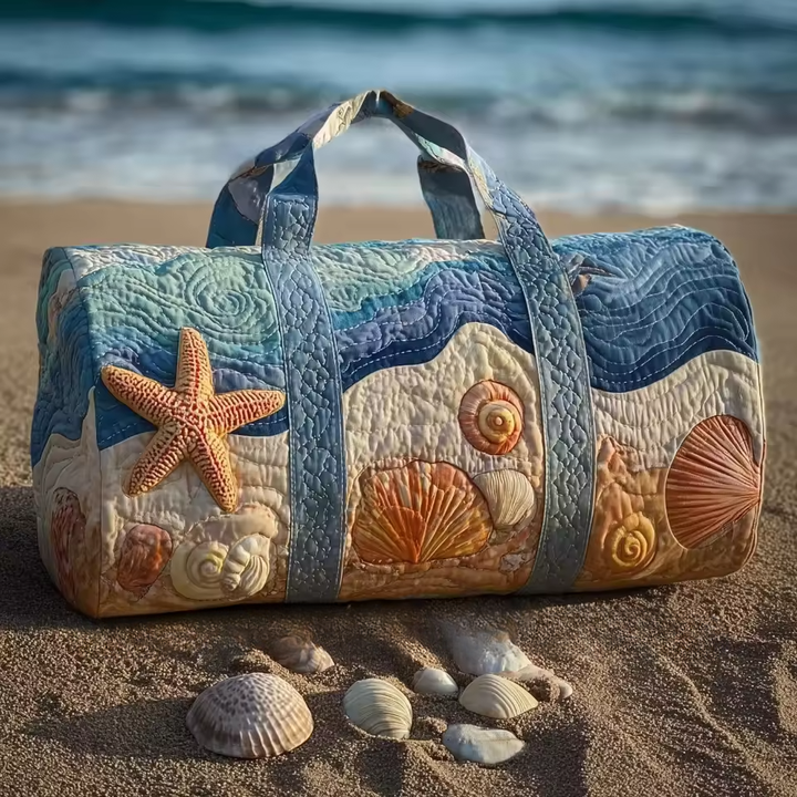 Quilted Overnight Bag for Women - Soft Travel Weekender