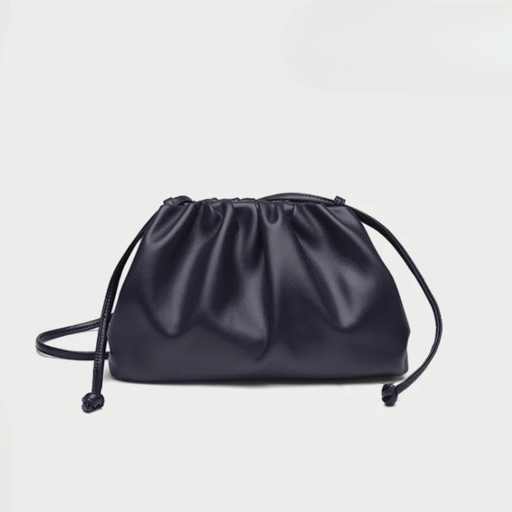 Hobo Shoulder Bag in Soft Vegan Leather - Convertible Crossbody