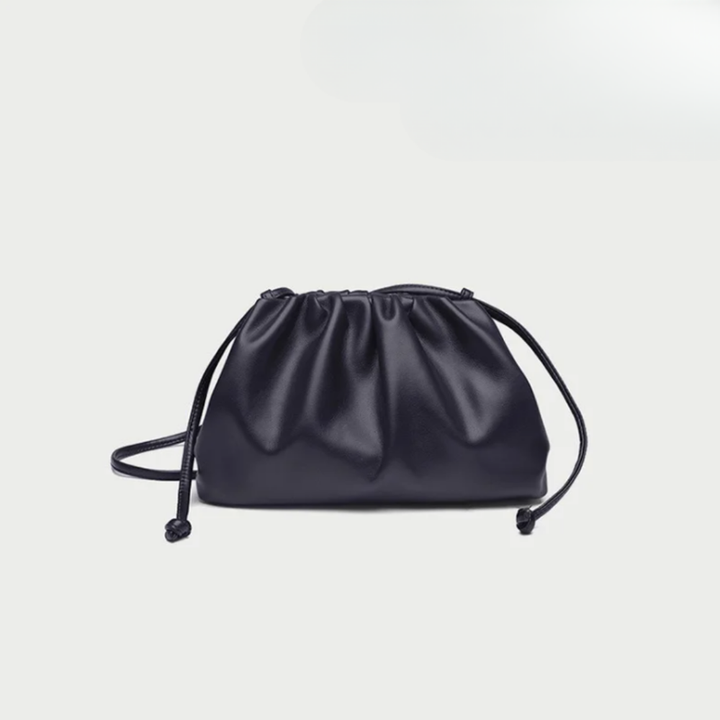 Hobo Shoulder Bag in Soft Vegan Leather - Convertible Crossbody