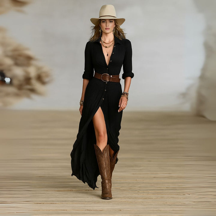 Maxi Dress for Women - Flowing Elegant Long Dress