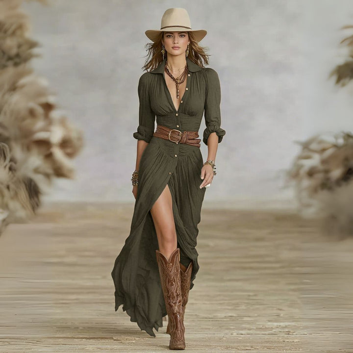Maxi Dress for Women - Flowing Elegant Long Dress