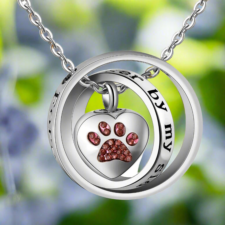Memorial Urn Necklace - Stainless Steel Heart Keepsake Pendant