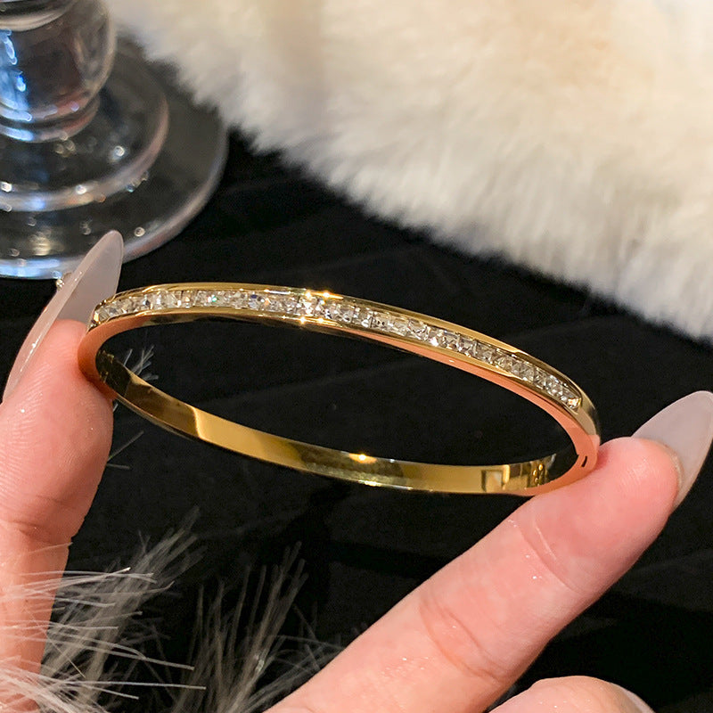 Gold Chain Bracelet - Delicate Layering Bracelet for Women