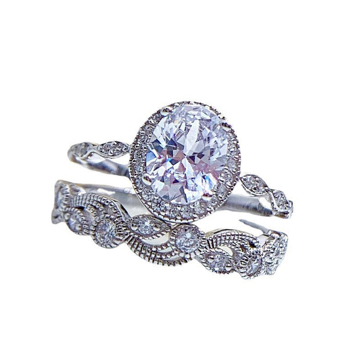 White Gold Statement Ring | Adelina Corsaglia Designer Jewelry