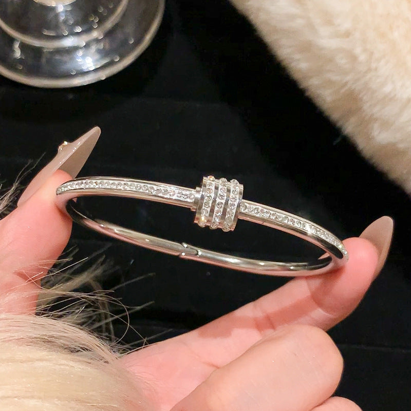 Rose Gold Bracelet - Delicate Chain Bracelet for Women