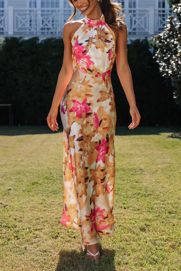 Floral Maxi Dress for Women | Elegant Long Dress