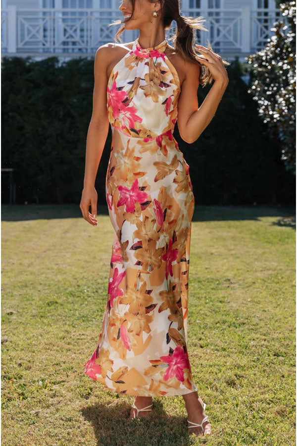 Floral Maxi Dress for Women | Elegant Long Dress