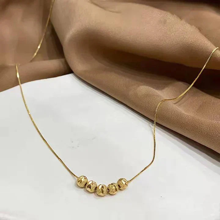 Gold Statement Necklace | Serena Granata Elegant Layering Piece