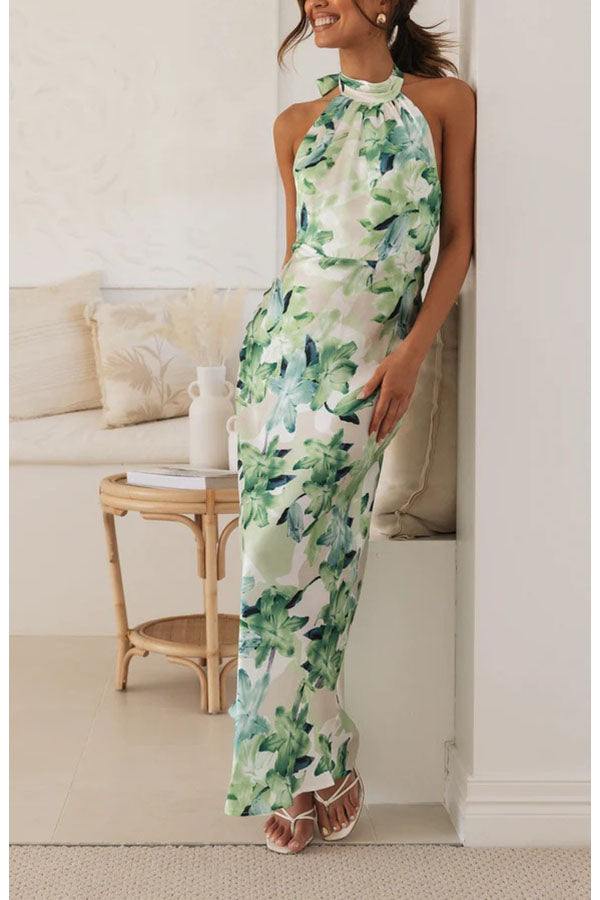 Floral Maxi Dress for Women | Elegant Long Dress