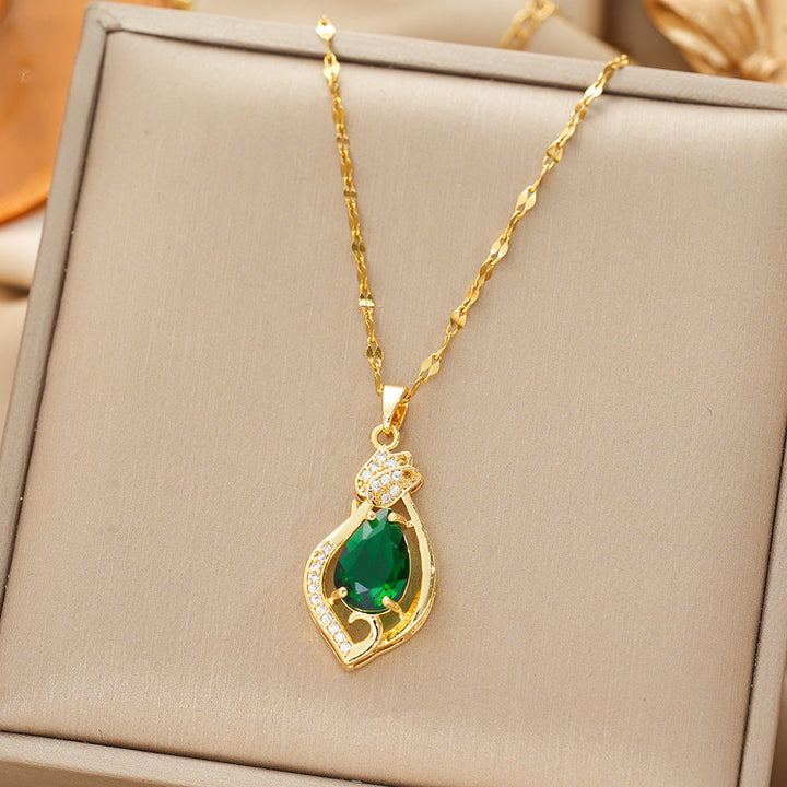 Gold Pendant Necklace | Liana Moretti Statement Jewelry