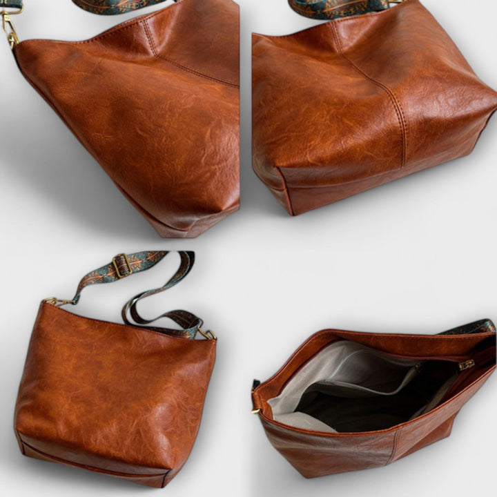 Vintage Handbag for Women - Classic Structured Shoulder Bag