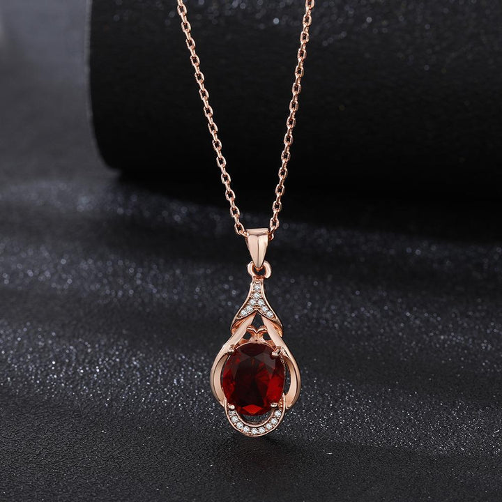 Rose Gold Matching Set - Elegant Two Piece Outfit for Women