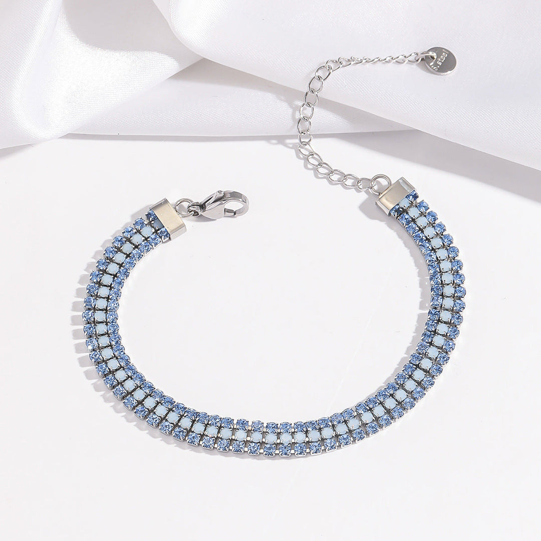 White Gold Bracelet | Signature Shine Design for Women