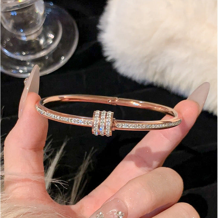 Rose Gold Bracelet - Delicate Chain Bracelet for Women