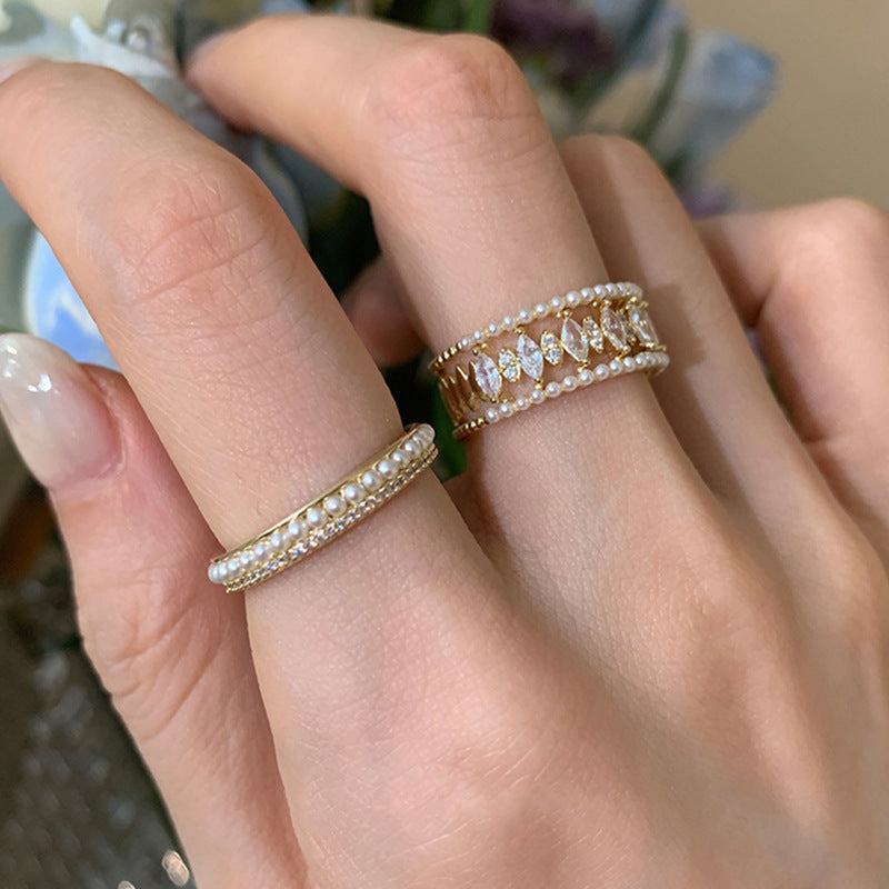 Gold Ring Set - Stackable Rings for Women | Elodie Vance
