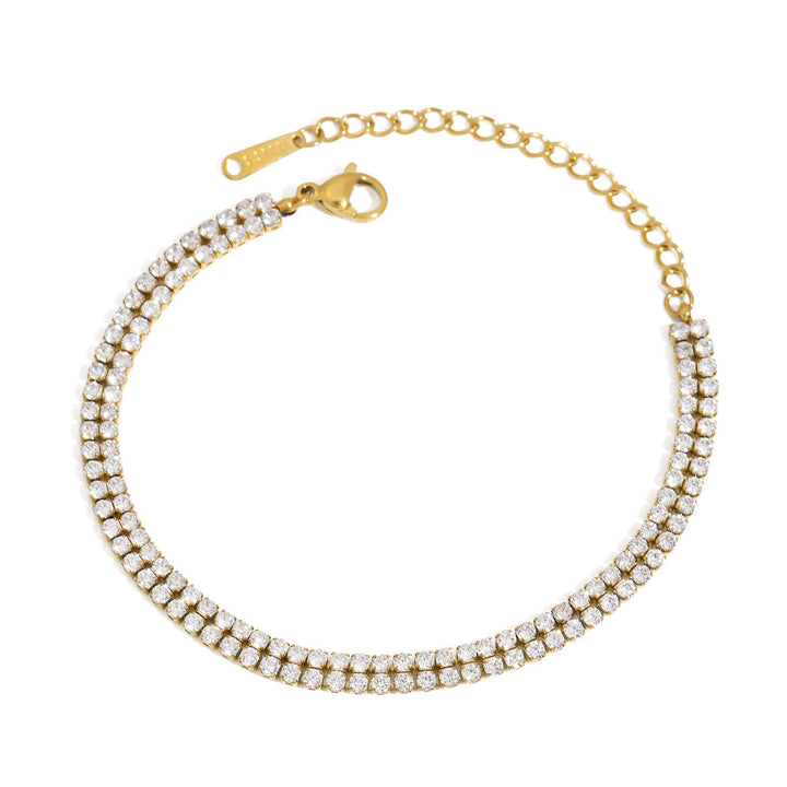 Gold Bracelet Set - Layered Stacking Bracelets for Women