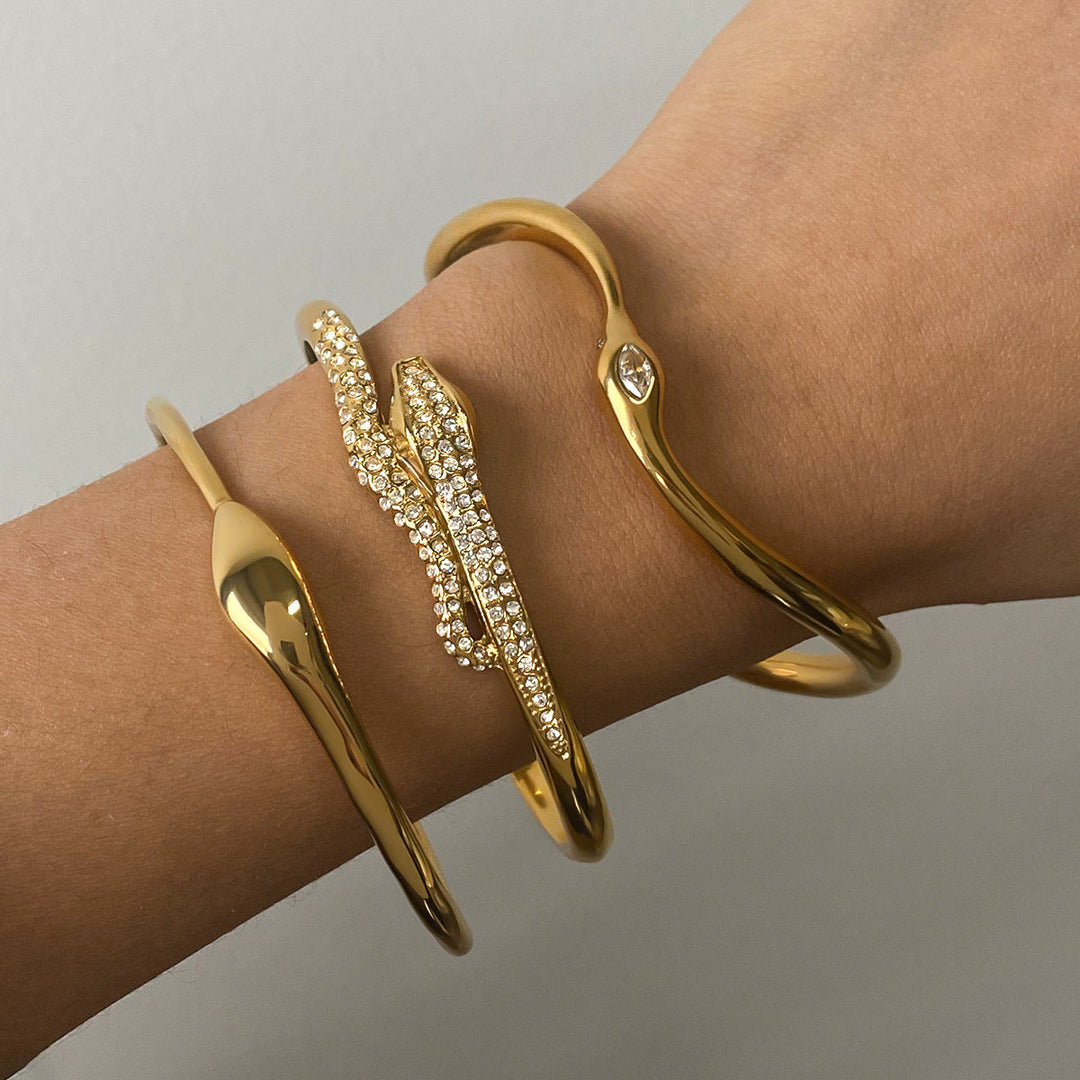 Gold Bracelet Set for Women | Layered Stacking Bracelets