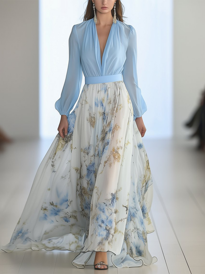 Floral Maxi Dress for Women - Elegant Summer Dress
