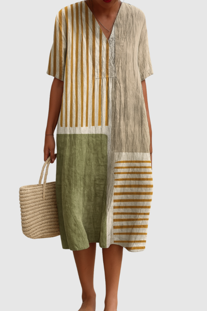 Breeze Dress in Artistic Prints | Lightweight Summer Dress