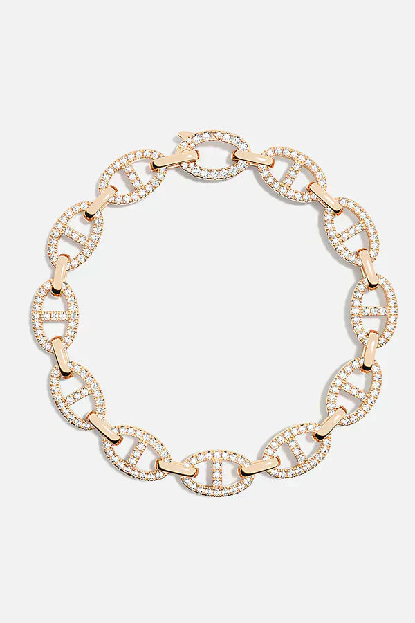 White Gold Bracelet | Isla Marina Elegant Everyday Chain