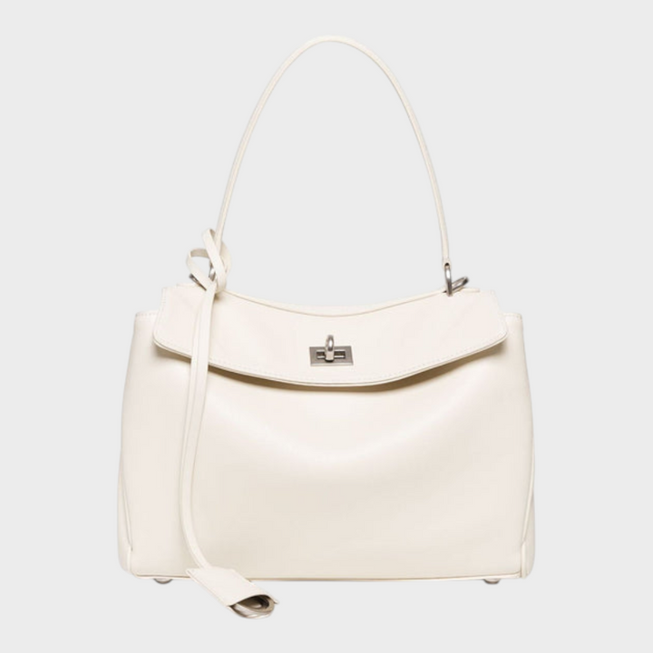 Leather Handbag Women - Minimalist Soft Genuine Leather Shoulder Bag