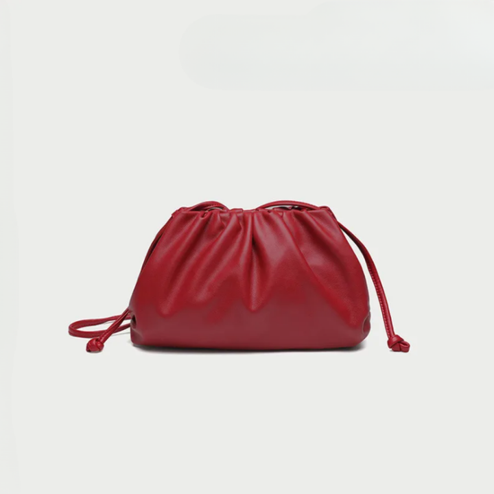Hobo Shoulder Bag in Soft Vegan Leather - Convertible Crossbody