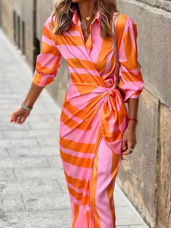 Printed Wrap Dress for Women | Classic Flattering Silhouette