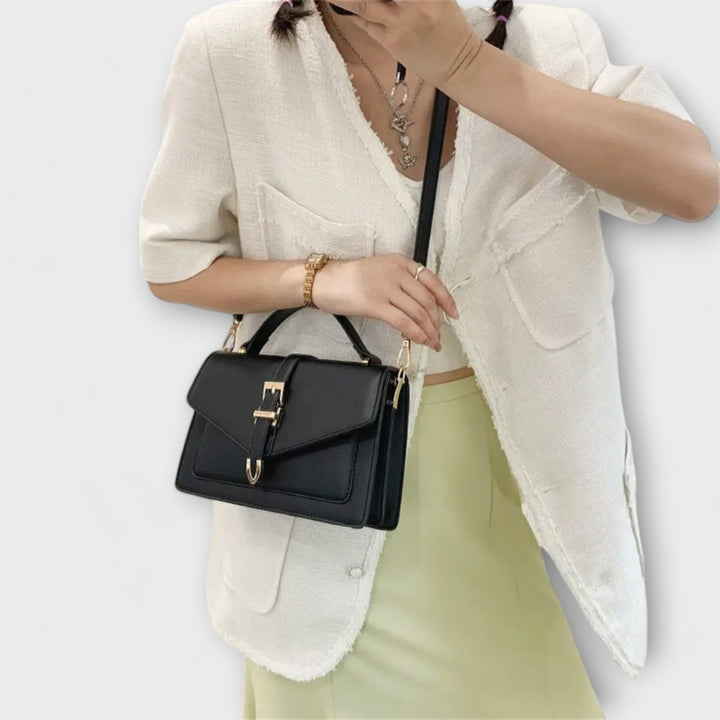 Classic Shoulder Bag in Vegan Leather for Women