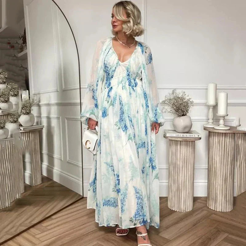 Floral Maxi Dress for Women - Breezy Summer Dress