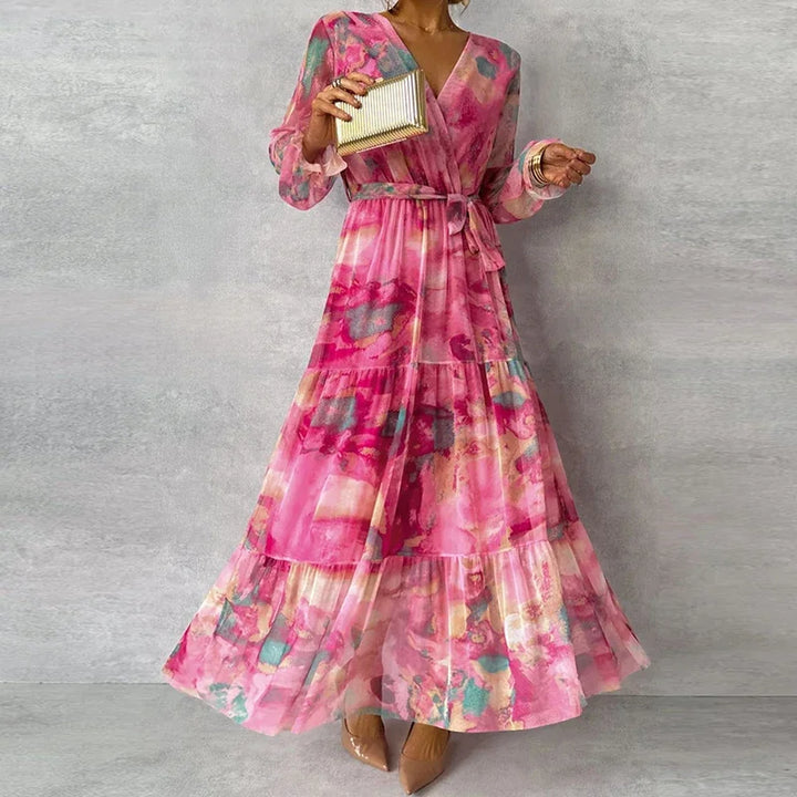 Relaxed Fit Dress for Women - Flowy Casual Midi Dress