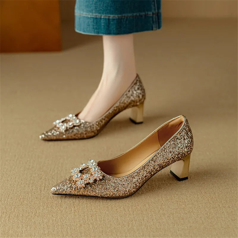 Glitter Pumps for Women | Sparkle Heels for Special Occasions